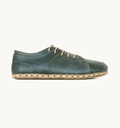 Women's Barefoot Leather Sneaker — Evergreen-0