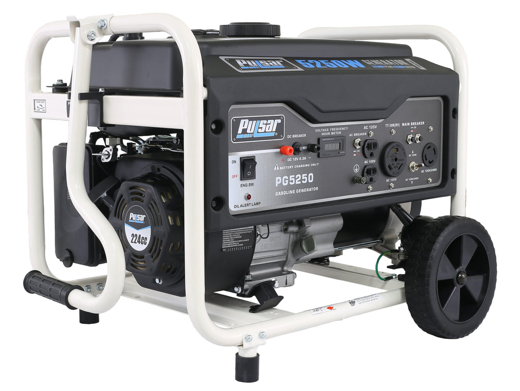 Pulsar 5250 Peak Watt Gas-Powered Portable Generator, 4250 Running Watts-0