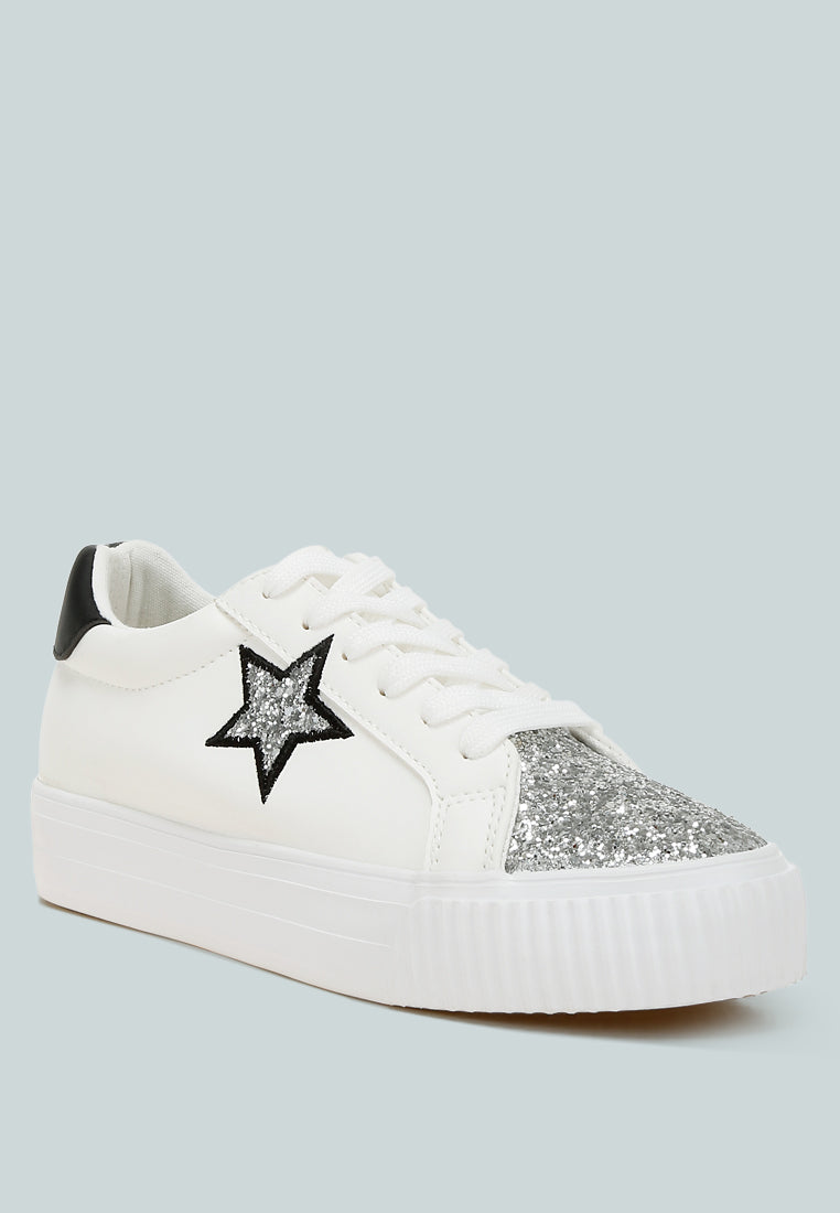 Merida Glitter Patch Chunky Sneakers-2