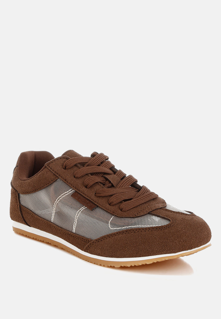 Milon Microfiber & Mesh Sneakers-1