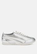 Montek Metallic Lace-Up Sneakers-5