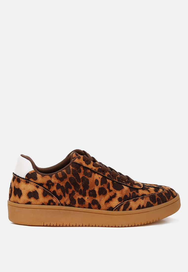 Prowler Leopard Chunky Sneakers-0