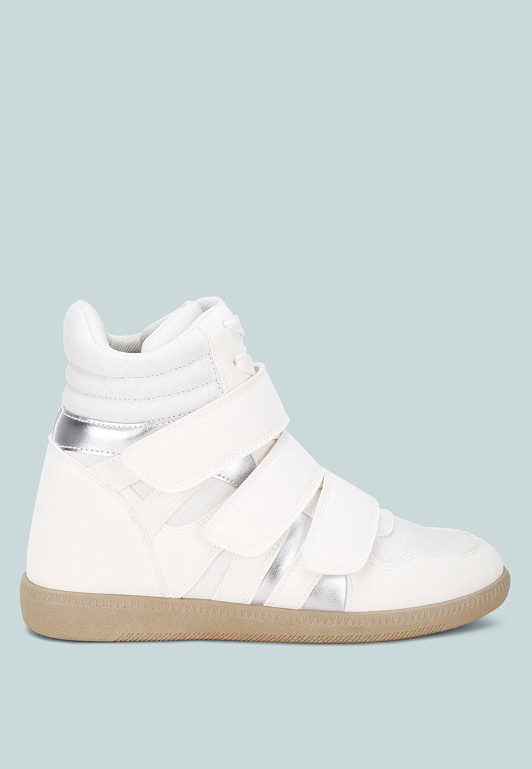 Hidden Wedge High-Top Sneakers-0