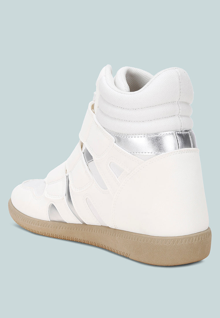Hidden Wedge High-Top Sneakers-2
