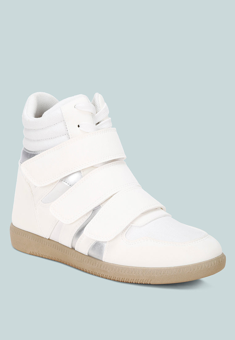 Hidden Wedge High-Top Sneakers-1