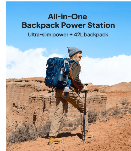 BluePack2 Power Storage Backpack for Handsfree Portable Power Station-1