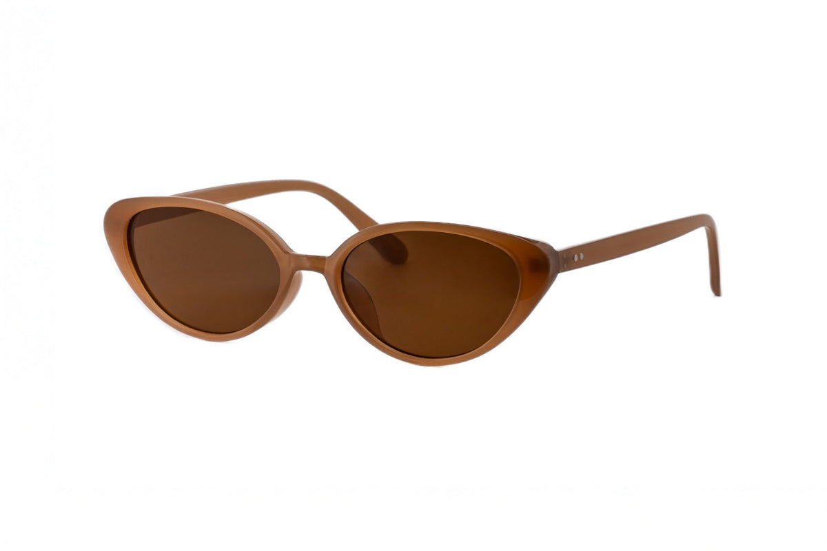 Boléro Cruz — Retro Slim Cat-Eye Sunglasses-4
