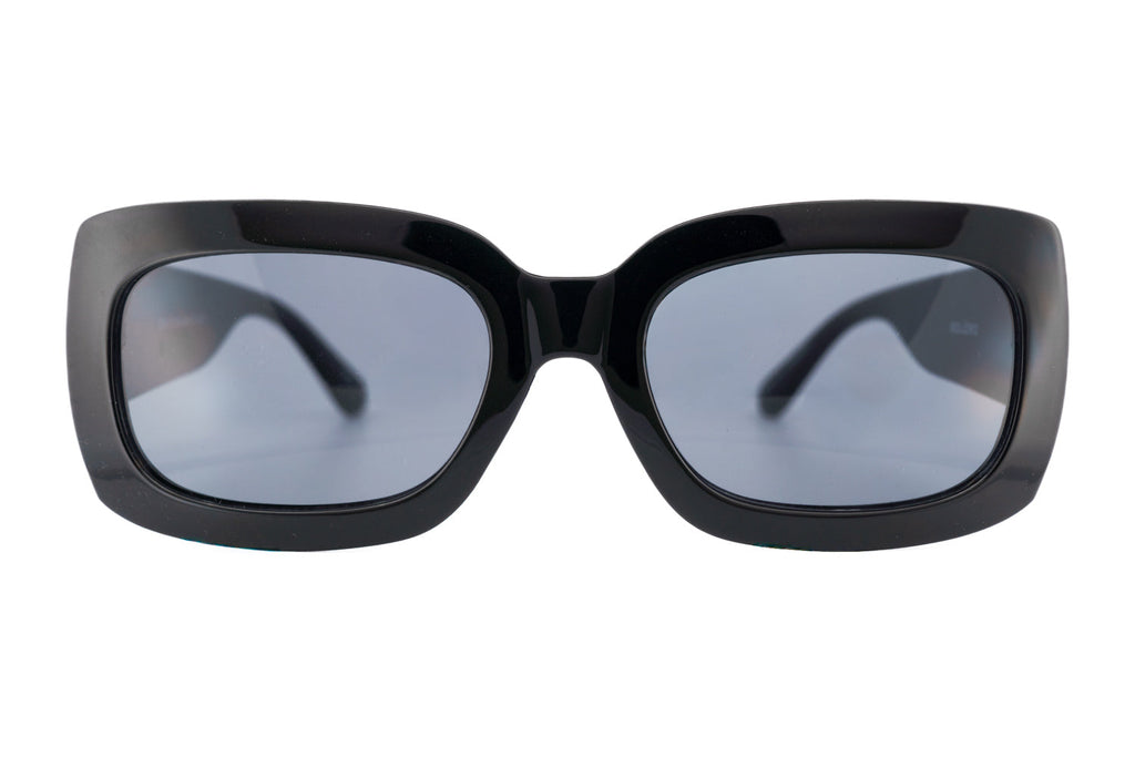 Boléro Noir — Oversized Rectangular Sunglasses-1