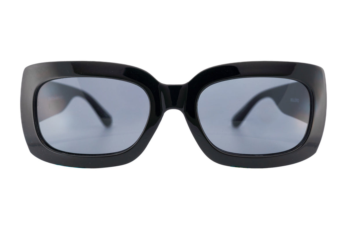 Boléro Noir — Oversized Rectangular Sunglasses-1