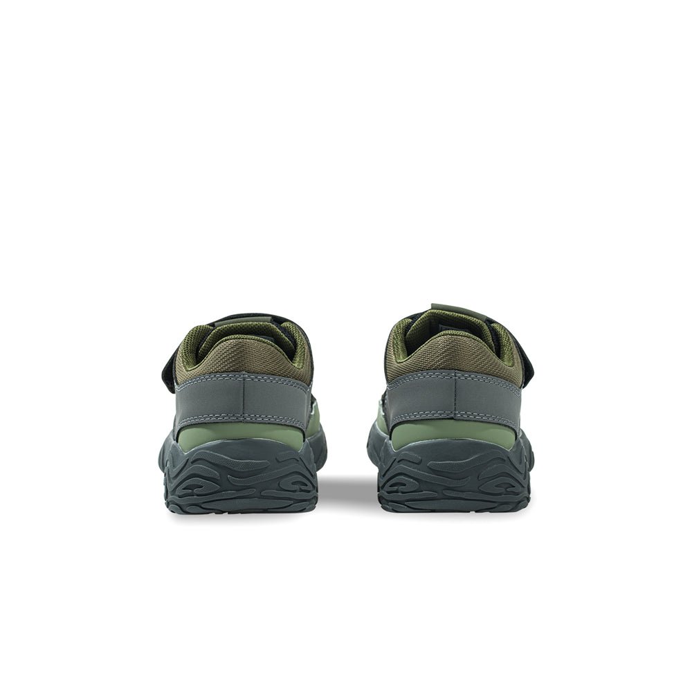 Kids Casual Breathable Lace Velcro Strap Shoes-2