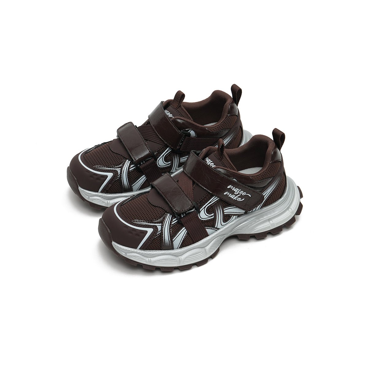 Women's Velcro Mesh Chunky Dad Sneakers – Y2K Platform Trail Shoes-1