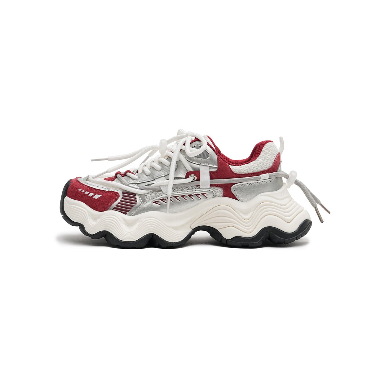Women's Wave Platform Sports Sneakers – Breathable Chunky Trainers-0